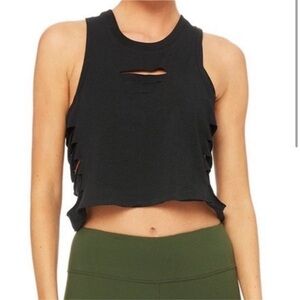 ALO Yoga Black Tank Top